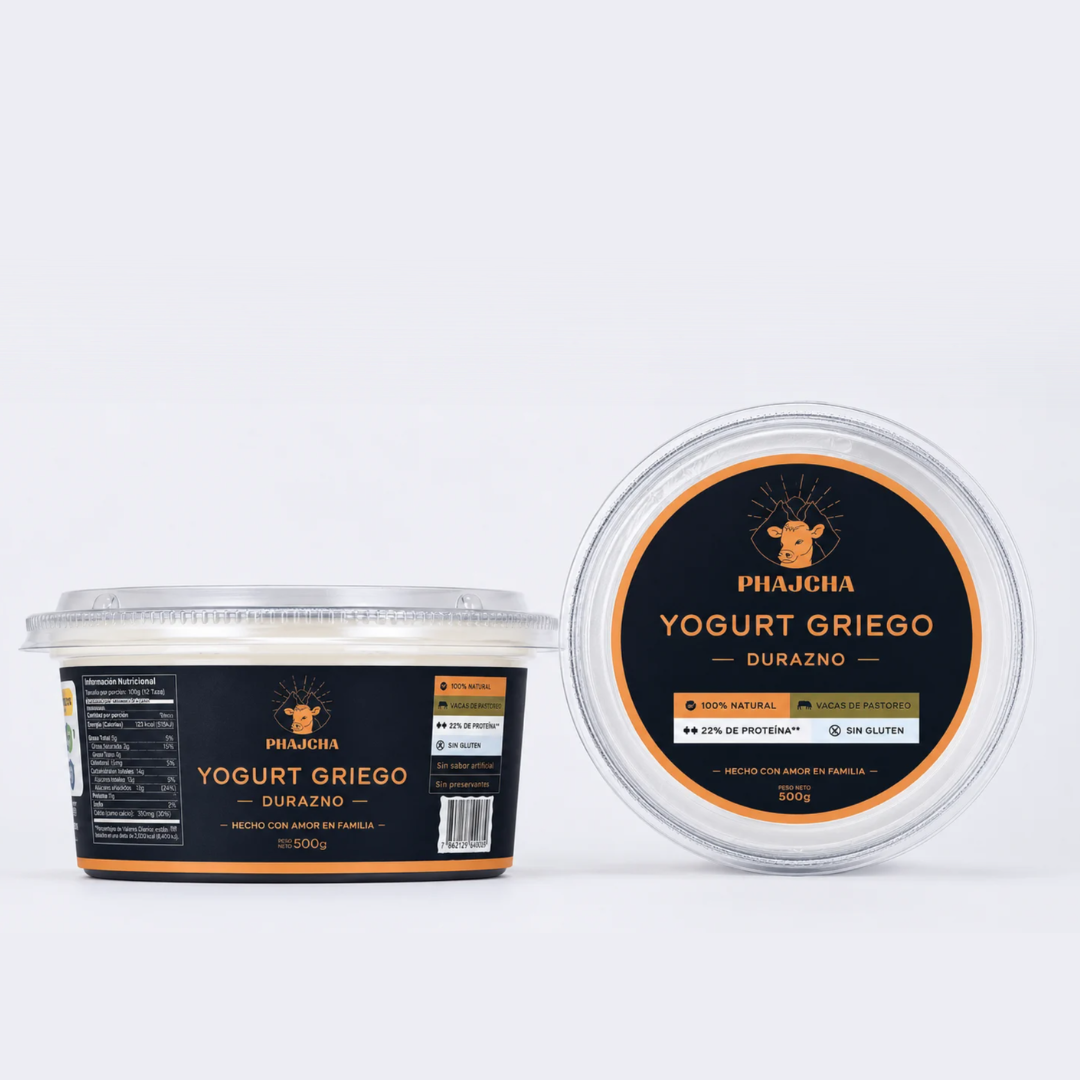 Yogurt Griego de Durazno