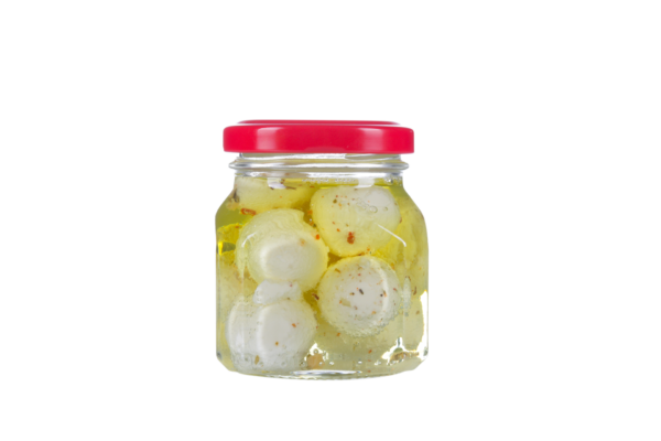 Quesitos yogurt macerados en especias y aceite de oliva