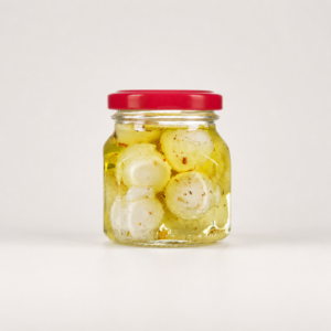 Quesitos yogurt macerados en especias y aceite de oliva